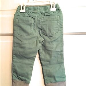 Genuine Kids OshKosh Boys 3T Green Adjustable Waist Jogger Pants
